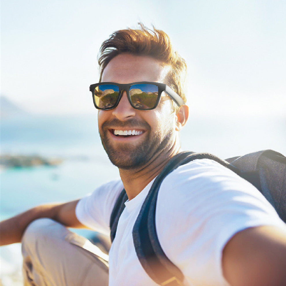 Bluetooth Smart Sunglasses with Origional  Speeker Voice Assistant Open Ear
